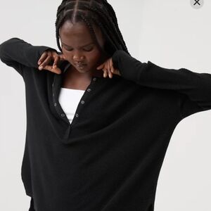 Black Long Sleeve Women's Top